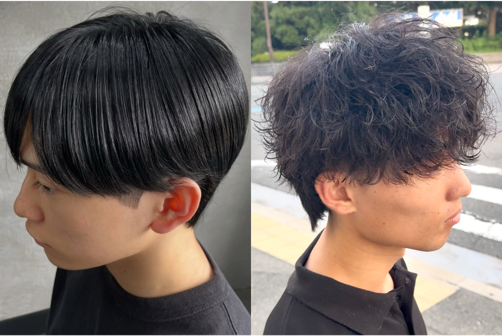 メンズニュアンスパーマ シャドウパーマ